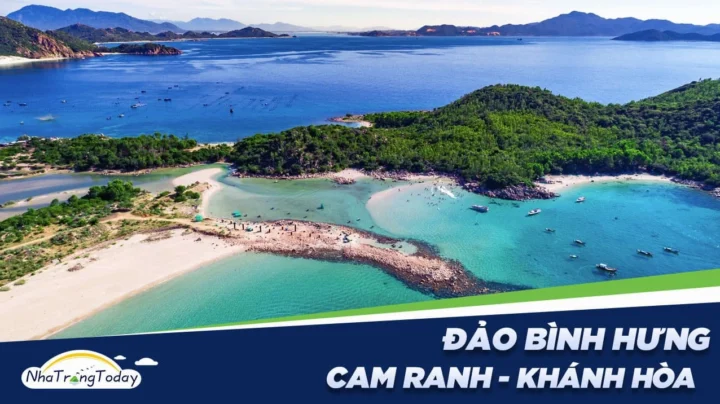 Bãi biển tuyệt đẹp trên Đảo Bình Hưng