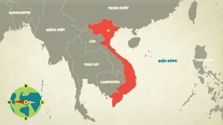 Bản đồ thể hiện sự đa dạng địa hình