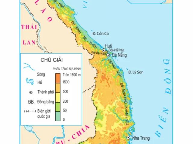 Bản đồ vị trí Dãy Bạch Mã