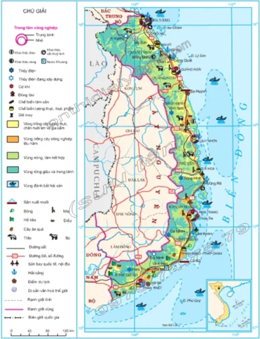 Khám Phá Duyên Hải Miền Trung: Vẻ Đẹp & Tiềm Năng 2026 Bản đồ vùng Duyên hải Miền Trung
