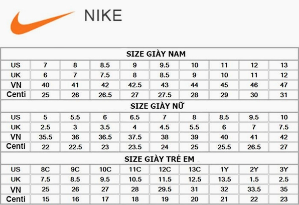 Size Giày US: Hướng Dẫn Chi Tiết Từ A-Z (2026) Bảng quy đổi size giày US phổ biến