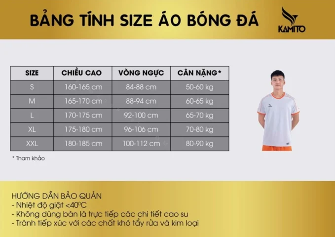 Bảng Size Đồ Đá Banh Chuẩn: Chọn Áo & Quần Vừa Vặn 2026