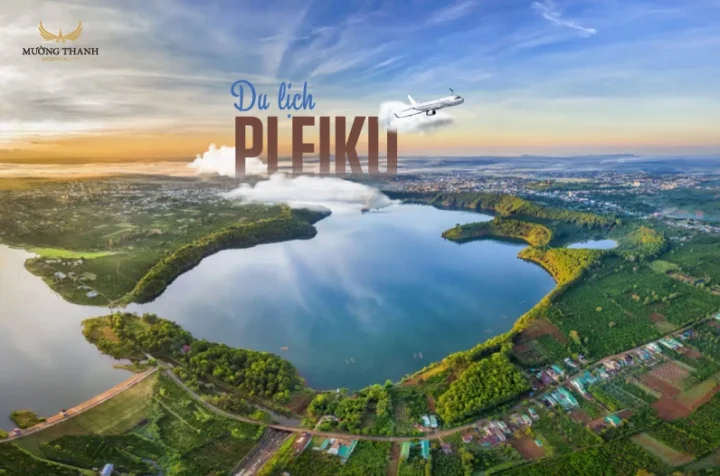 Biển Hồ Tơ Nưng Pleiku nhìn từ trên cao