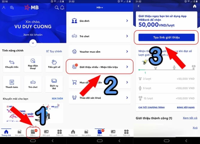 Mã Người Giới Thiệu MB Bank: Hướng Dẫn Chi Tiết & Lợi Ích 2026 Các bước đăng ký tài khoản MB Bank