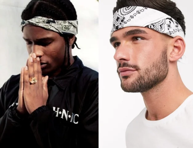 Các mẫu khăn bandana đa dạng về màu sắc và họa tiết