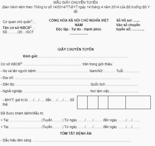Cách Xin Giấy Chuyển Tuyến Bảo Hiểm Y Tế 2026: Thủ Tục Đơn Giản Cách Xin Giấy Chuyển Tuyến Bảo Hiểm Y Tế 2026: Thủ Tục Đơn Giản