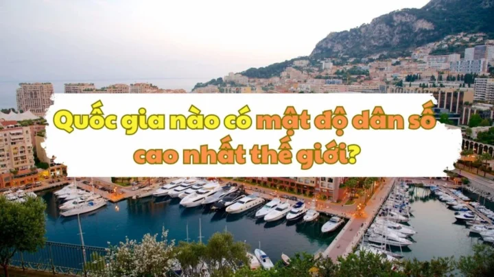 Quốc gia nào có diện tích nhỏ nhưng mật độ dân số cao nhất thế giới? Cảnh quan Monaco nhìn từ trên cao