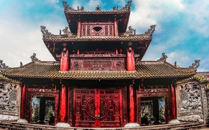 Cảnh quan sông nước hữu tình tại Khu du lịch Gáo Giồng