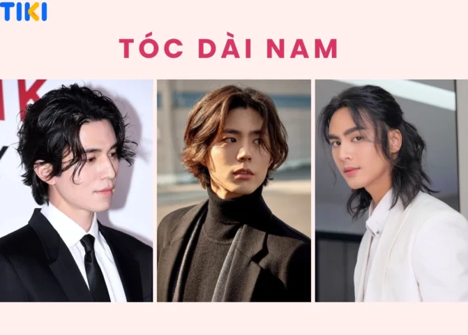 Chàng trai với mái tóc dài nam lịch lãm
