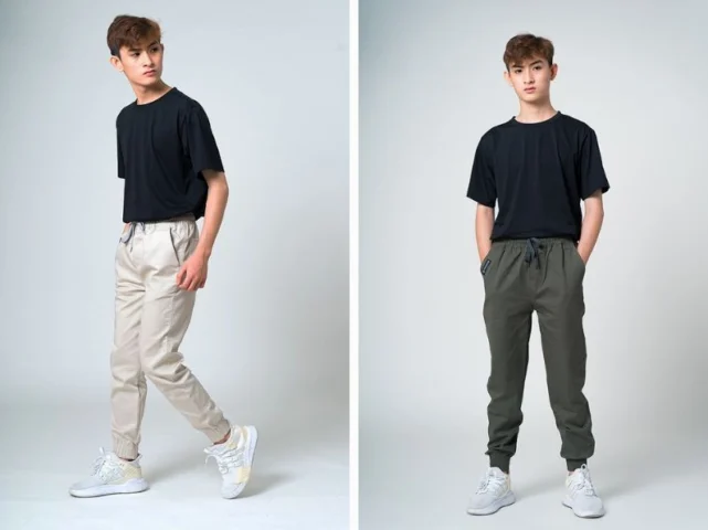 Cô gái phối đồ sành điệu với quần jogger