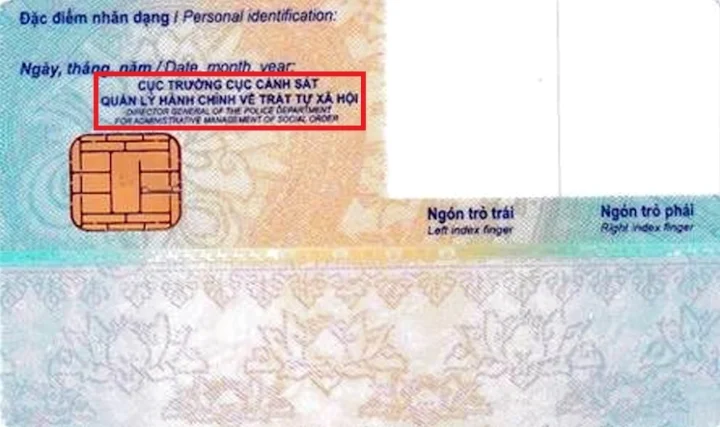 Cơ quan công an nơi cấp CCCD