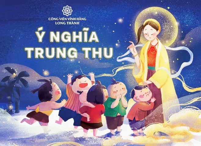 Gia đình quây quần bên mâm cỗ Trung Thu truyền thống