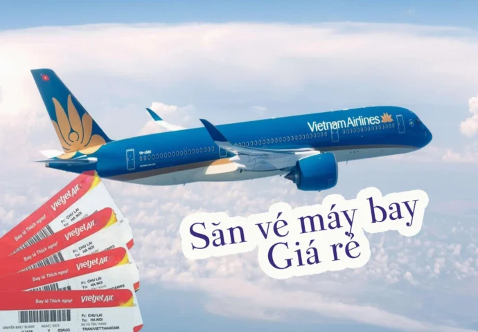 Giao diện đặt vé máy bay trên website