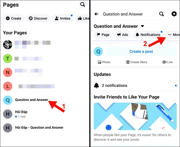 Giao diện Facebook khi chuẩn bị đổi tên Page