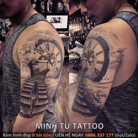 Hình Xăm Bắp Tay Nam: Ý Nghĩa, Mẫu Đẹp 2026 & Lời Khuyên Gợi ý hình xăm mini bắp tay nam đơn giản và ý nghĩa