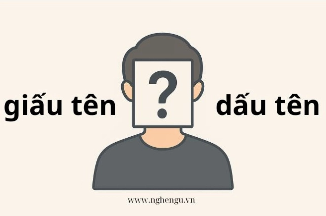 Dấu Tên Hay Giấu Tên: Phân Biệt Chuẩn Xác và Ứng Dụng Đúng Hình ảnh minh họa cho sự ẩn danh, giấu tên