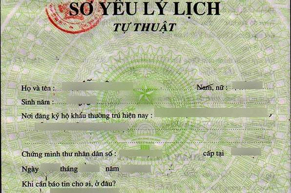 Hình ảnh minh họa sơ yếu lý lịch