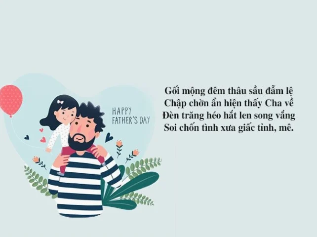 Hình ảnh người cha đang ôm con