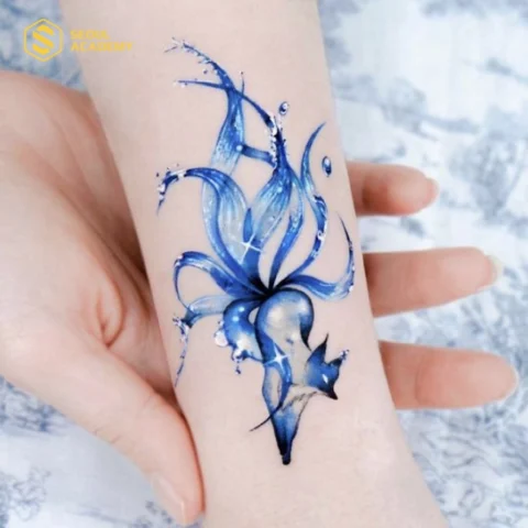 Hình xăm hồ ly với phong cách hiện đại