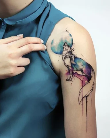 Hình Xăm Màu Loang Đẹp: Xu Hướng Tattoo Độc Đáo 2026