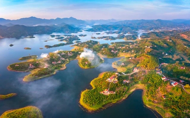 Hồ Suối Mỡ Bắc Giang tuyệt đẹp