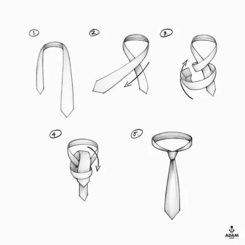 Hướng dẫn thắt cà vạt nút Half Windsor cân đối