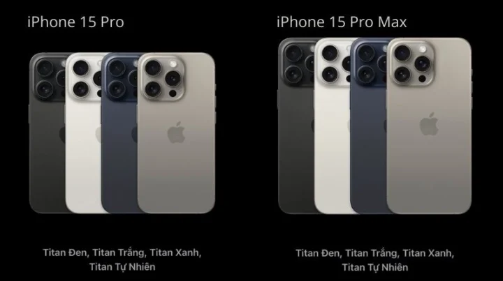 iPhone 15 Pro Max màu Titan Tự Nhiên