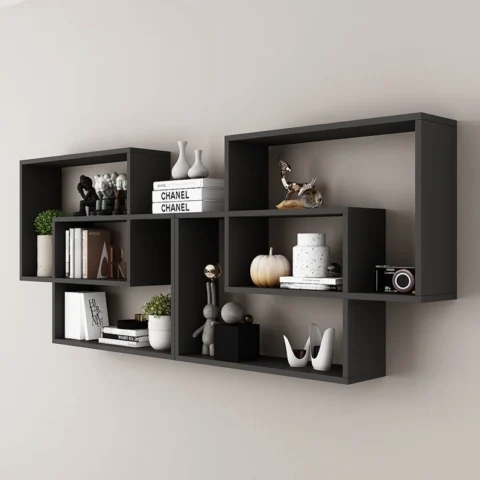 Kệ Sách Treo Tường: Giải Pháp Tối Ưu Không Gian Sống 2026 Kệ sách treo tường mini bằng gỗ MDF