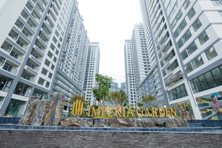 Không gian xanh tại chung cư Imperia Garden
