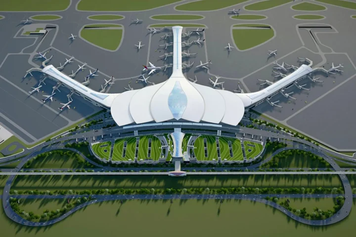Khu vực thi công Sân bay Long Thành