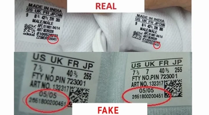 Bí kíp "check" giày Adidas chính hãng chuẩn chuyên gia Kiểm tra tem chống hàng giả và mã QR trên giày Adidas