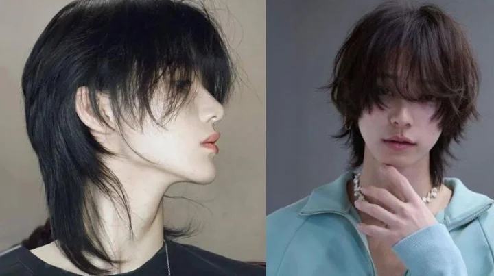 Tóc Mullet Dài Nam: Biến Tấu Đầy Phong Cách Cho Phái Mạnh 2026 Kiểu tóc mullet dài nam với phần mái cá tính