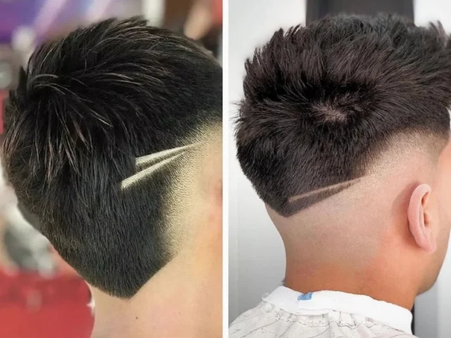 Kiểu tóc nam với đường nét gáy sắc sảo