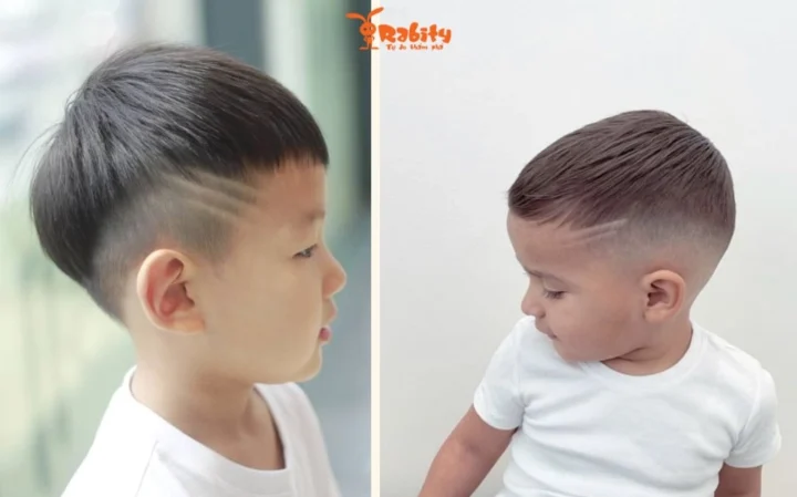 Bí quyết chọn kiểu tóc cho bé trai ít tóc thu hút 2026 Kiểu tóc two block cut cho bé trai ít tóc