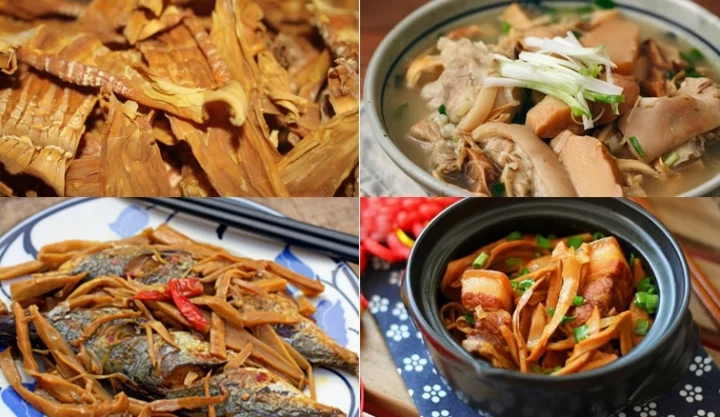 Măng khô xào thịt bò thơm ngon