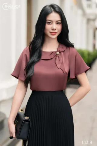 Top Mẫu Áo Kiểu Đẹp 2026: Xu Hướng & Bí Quyết Chọn Lựa Mẫu áo kiểu tay phồng màu hồng nữ tính