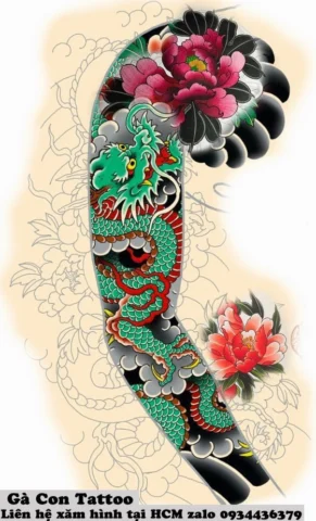 Mẫu Hình Xăm Rồng Full Tay: Biểu Tượng Uy Quyền & Nghệ Thuật