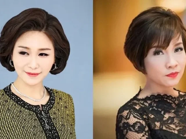 Mẫu tóc ngắn trung niên đẹp và trẻ trung