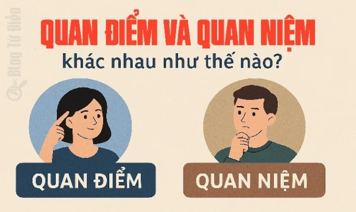 minh họa sự khác biệt quan niệm
