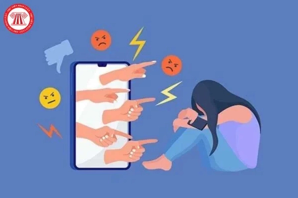 Minh họa về bắt nạt trên mạng và hậu quả