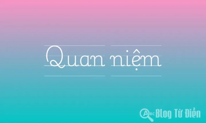 minh họa về quan niệm