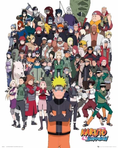 Tất cả Nhân Vật Naruto: Danh Sách Đầy Đủ & Phân Tích Sâu Sắc (2026) Naruto Uzumaki trong bộ trang phục đặc trưng