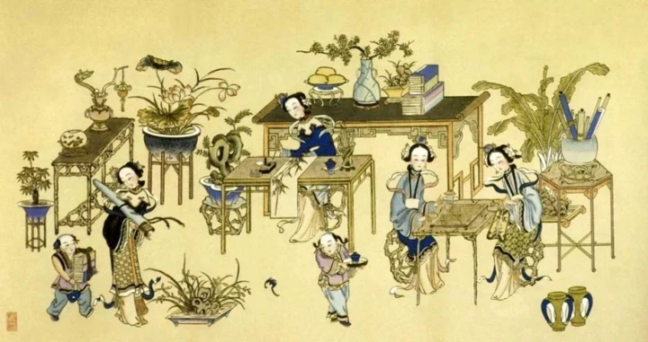 Cầm Kỳ Thi Họa Là Gì? Ý Nghĩa Sâu Sắc Đến Đời Sống Tinh Thần Người chơi cờ tập trung cao độ trong ván cờ trí tuệ