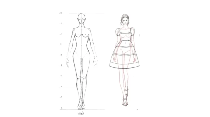 Nữ người mẫu tạo dáng chuyên nghiệp