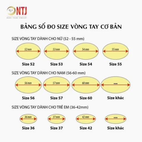 Đo chu vi cổ tay để chọn size vòng tay