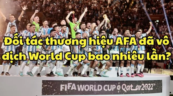 Đối tác Thương hiệu AFA: Vô địch Copa America Bao nhiêu Lần? Đội tuyển Argentina ăn mừng chức vô địch Copa America
