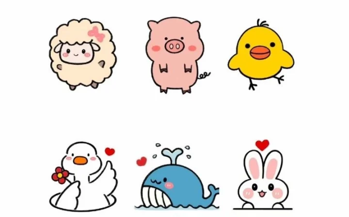 Phác thảo hình dáng cơ bản cho nhân vật cute