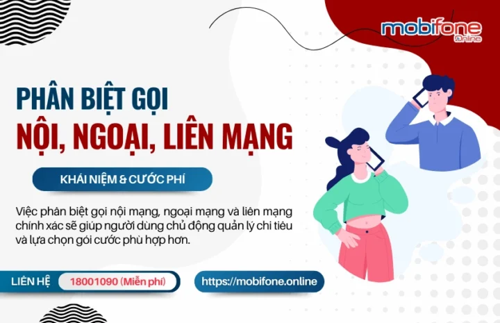 Phân biệt gọi nội mạng, ngoại mạng, liên mạng