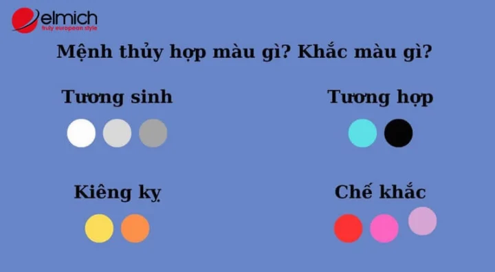 Phụ nữ mệnh Thủy chọn màu sắc phù hợp