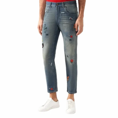 Quần Gucci Nam: Biểu Tượng Sang Trọng và Đẳng Cấp Thời Trang 2026 Quần Jeans Gucci Nam Họa Tiết Blue Symbol